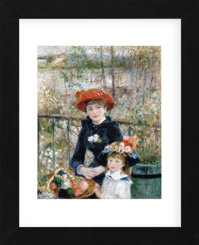 The Two Sisters on the Terrace, 1881 (Framed) -  Pierre-Auguste Renoir - McGaw Graphics
