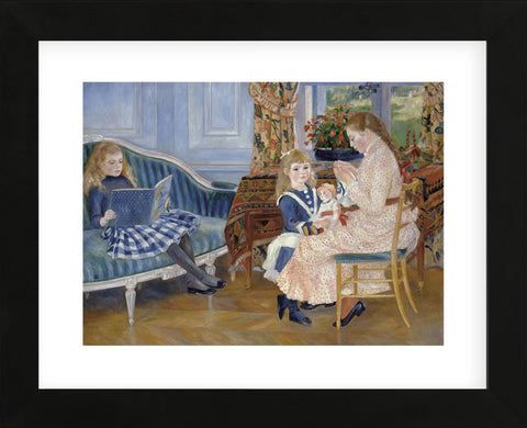 Children’s Afternoon at Wargemont, 1884 (Framed) -  Pierre-Auguste Renoir - McGaw Graphics