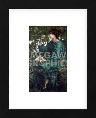 The Day Dream, 1880 (Framed) -  Dante Gabriel Rossetti - McGaw Graphics