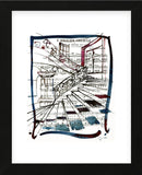 Piano-steps (Framed) -  Cyril Réguerre - McGaw Graphics