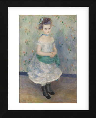Portrait of Jeanne Durand-Ruel (Portrait de Mlle. J.), 1876 (Framed) -  Pierre-Auguste Renoir - McGaw Graphics