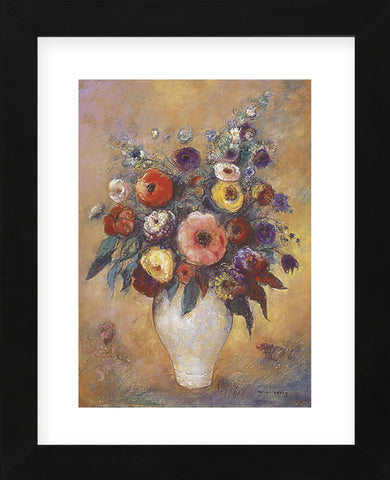 Vase of Flowers, 1912  (Framed) -  Odilon Redon - McGaw Graphics
