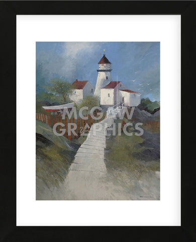 Path to the Lighthouse  (Framed) -  Albert Swayhoover - McGaw Graphics