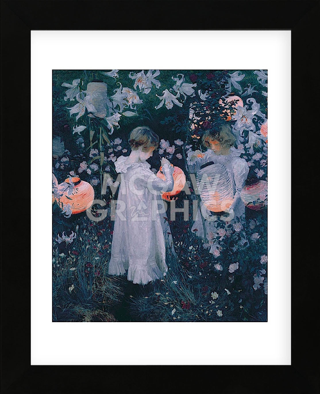 Carnation, Lily, Lily, Rose (Framed) | McGaw Graphics