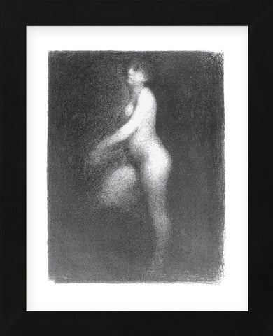 Nude, 1881-2  (Framed) -  Georges Seurat - McGaw Graphics