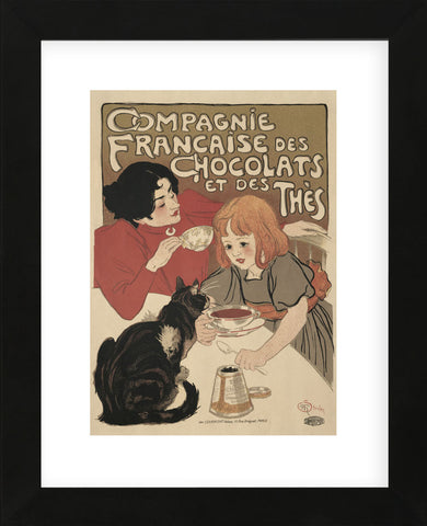 Compagnie Francaise des Chocolats  (Framed) -  Theophile-Alexandre Steinlen - McGaw Graphics
