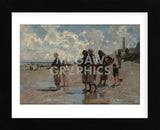 Fishing for Oysters at Cancale, 1878 (Framed) -  John Singer Sargent - McGaw Graphics