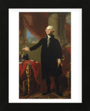 George Washington (Lansdowne Portrait), 1796  (Framed) -  Gilbert Stuart - McGaw Graphics