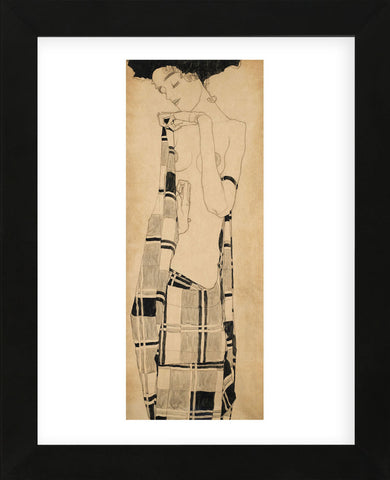 Standing Girl (Framed) -  Egon Schiele - McGaw Graphics