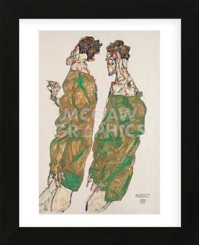 Devotion (Framed) -  Egon Schiele - McGaw Graphics