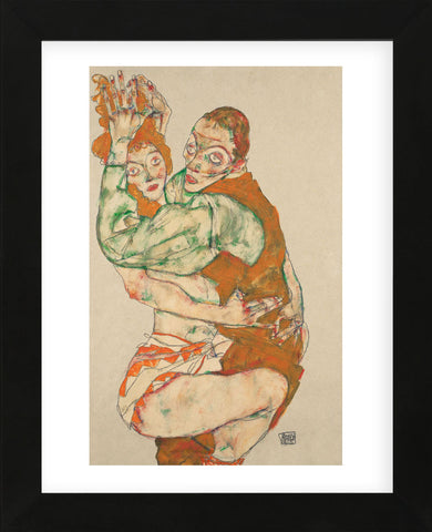 Lovemaking (Framed) -  Egon Schiele - McGaw Graphics