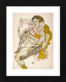 Seated Couple, 1915 (Framed) -  Egon Schiele - McGaw Graphics