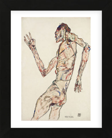 The Dancer (Framed) -  Egon Schiele - McGaw Graphics