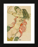 Two Women Embracing (Framed) -  Egon Schiele - McGaw Graphics