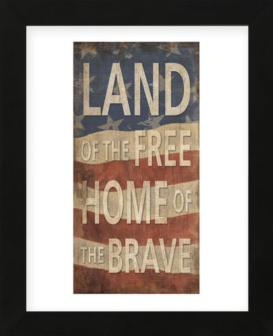 Land of the Free Home of the Brave (Framed) -  Sparx Studio - McGaw Graphics
