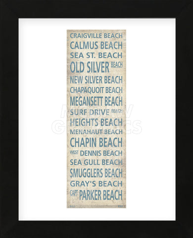 Cape Cod Beach Towns I (Framed) -  Sparx Studio - McGaw Graphics
