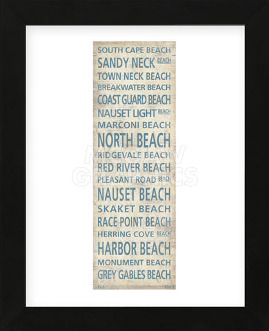 Cape Cod Beach Towns II (Framed) -  Sparx Studio - McGaw Graphics
