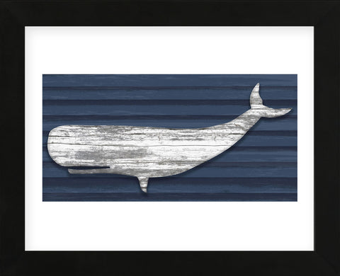 Rustic Whale (Framed) -  Sparx Studio - McGaw Graphics