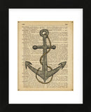 Nautical Series - Anchor (Framed) -  Sparx Studio - McGaw Graphics