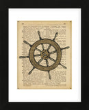 Nautical Series - Ship Wheel (Framed) -  Sparx Studio - McGaw Graphics