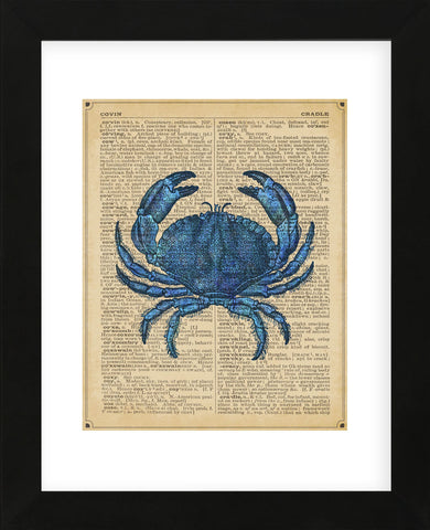 Vintage Crab (Framed) -  Sparx Studio - McGaw Graphics