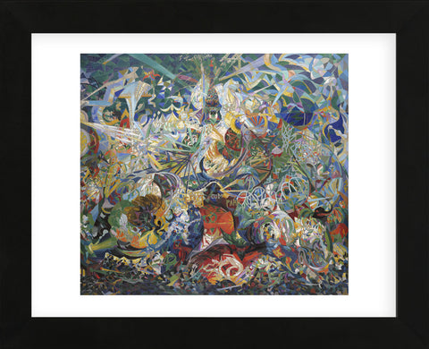 Battle of Lights, Coney Island, Mardi Gras, 1913-14 (Framed) -  Joseph Stella - McGaw Graphics