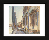 Gondola Moorings on the Grand Canal, 1904/07 (Framed) -  John Singer Sargent - McGaw Graphics