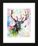 Color Stag (Framed) -  Sarah Stribbling - McGaw Graphics