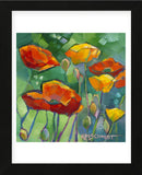 Poppy Dance (Framed) -  Karen Mathison Schmidt - McGaw Graphics