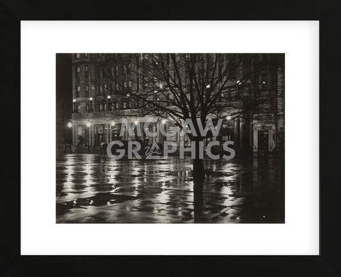 Reflections—Night (New York), 1897 (Framed) -  Alfred Stieglitz - McGaw Graphics