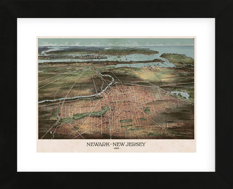 Newark, New Jersey, 1916 (Framed) -  Shepherd - McGaw Graphics
