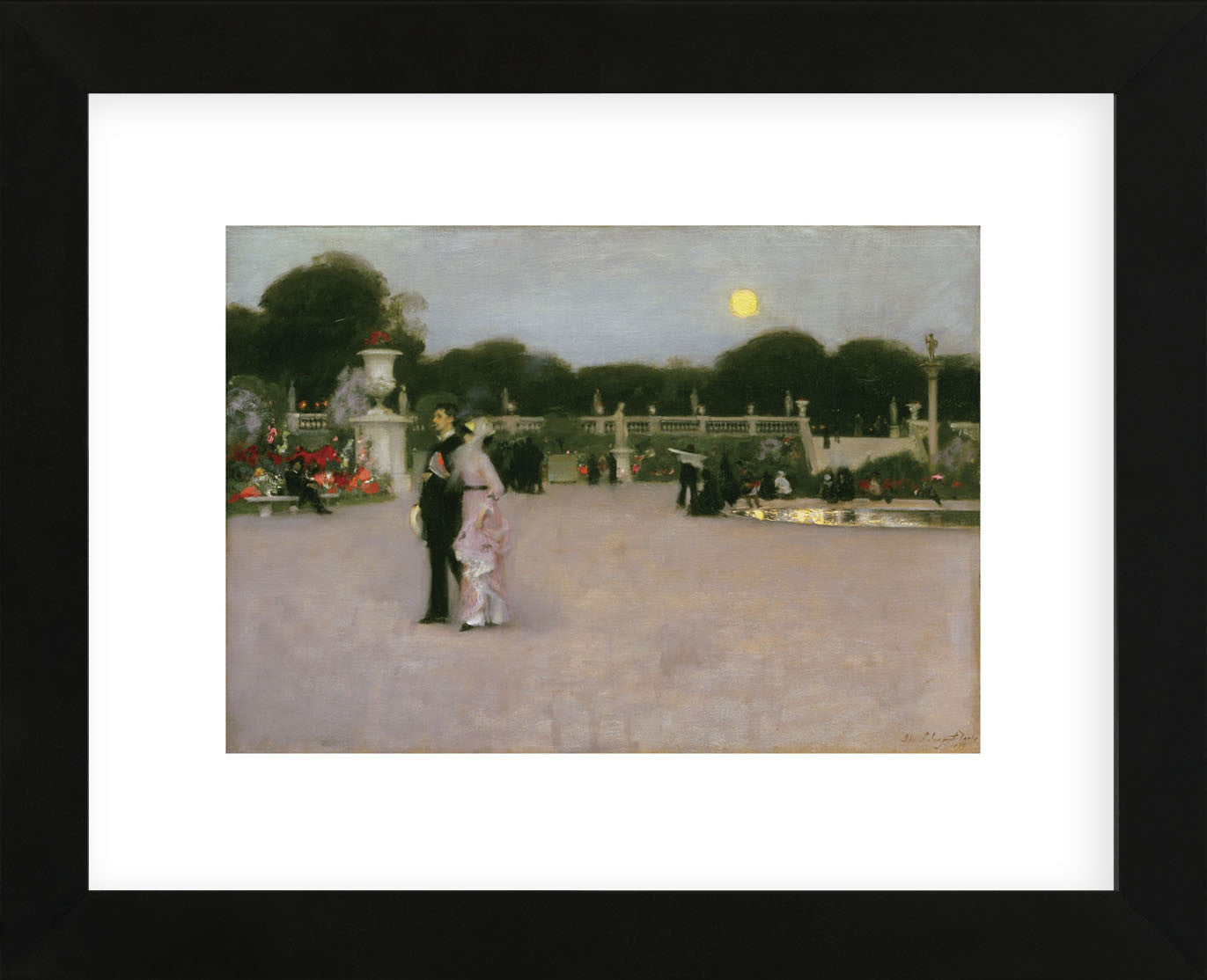 In the Luxembourg Gardens, 1879 (Framed) | McGaw Graphics