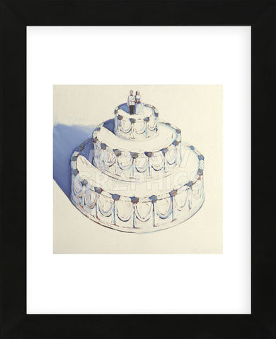 Wedding Cake, 1962  (Framed) -  Wayne Thiebaud - McGaw Graphics
