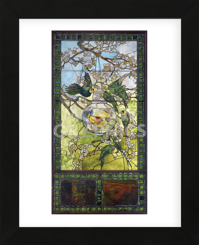 Louis Comfort Tiffany - Magnolias And Irises 1905 Print Poster