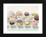 Cakes, 1963 (Framed) -  Wayne Thiebaud - McGaw Graphics