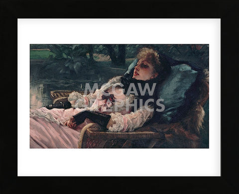 The Dreamer, of Summer Evening, ca. 1881 (Framed) -  Jacques-Joseph Tissot - McGaw Graphics