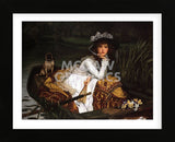 Lady in a Boat  (Framed) -  Jacques-Joseph Tissot - McGaw Graphics