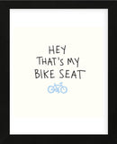 Bike Seat (Framed) -  Urban Cricket - McGaw Graphics