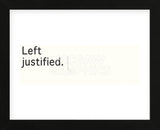 Left Justified (Framed) -  Urban Cricket - McGaw Graphics