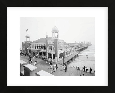 Atlantic City Steel Pier, 1910s (Framed) -  Vintage Photography - McGaw Graphics