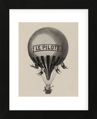 Le Pilote (Framed) -  Vintage Reproduction - McGaw Graphics