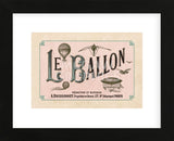 Le Ballon, ca. 1883 (Framed) -  Vintage Reproduction - McGaw Graphics