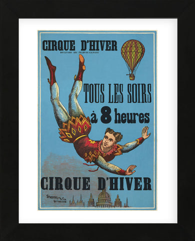 Cirque d’hiver (Framed) -  Vintage Reproduction - McGaw Graphics