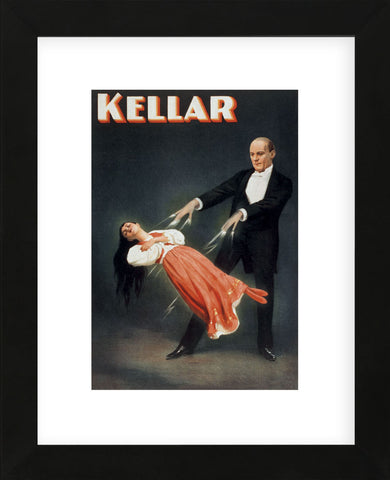 Kellar: Levitation (Framed) -  Vintage Reproduction - McGaw Graphics