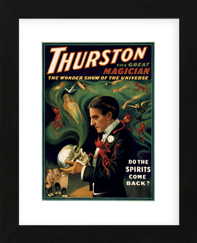 Thurston the Great Magician (Framed) -  Vintage Reproduction - McGaw Graphics