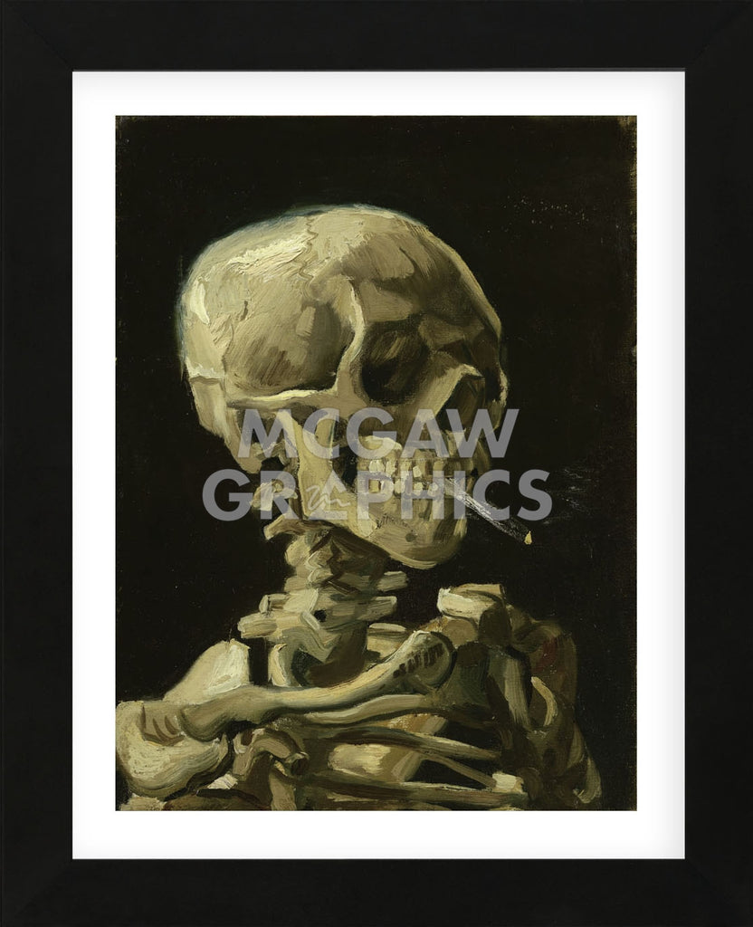 vincent van gogh skeleton cigarette Head of a Skeleton with a Burning Cigarette, 1886 (Framed) vincent van gogh skeleton cigarette Head of a Skeleton with a Burning Cigarette, 1886 (Framed)