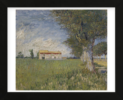 Farmhouse in a Wheat Field, 1888 (Framed) -  Vincent van Gogh - McGaw Graphics