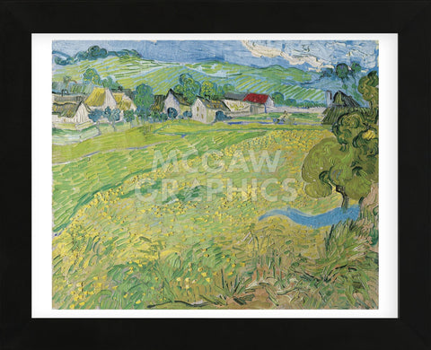 “Les Vessenots” in Auver, 1890 (Framed) -  Vincent van Gogh - McGaw Graphics