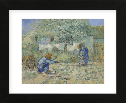 First Steps - After Millet, 1890 (Framed) -  Vincent van Gogh - McGaw Graphics