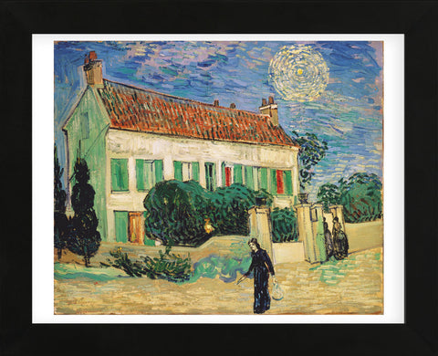 White House at Night, 1890 (Framed) -  Vincent van Gogh - McGaw Graphics